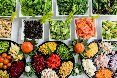 Fresh ingredients for a simple meal