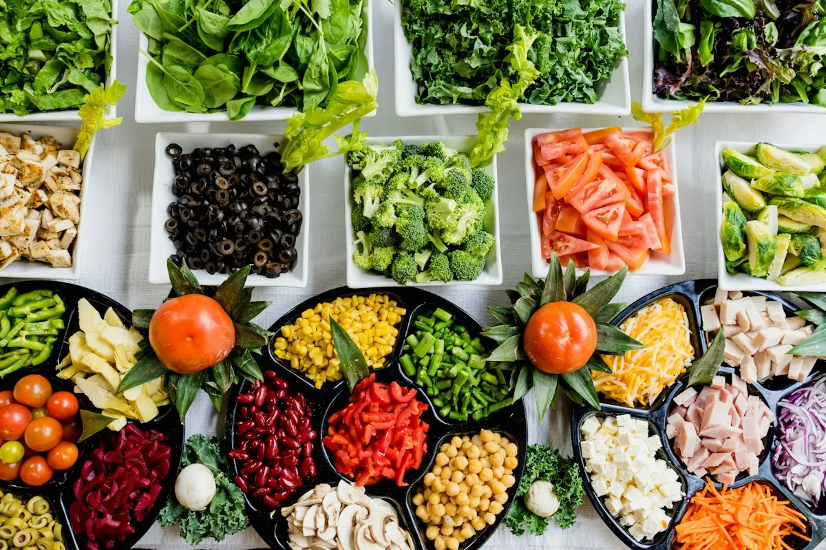 Fresh ingredients for a simple meal